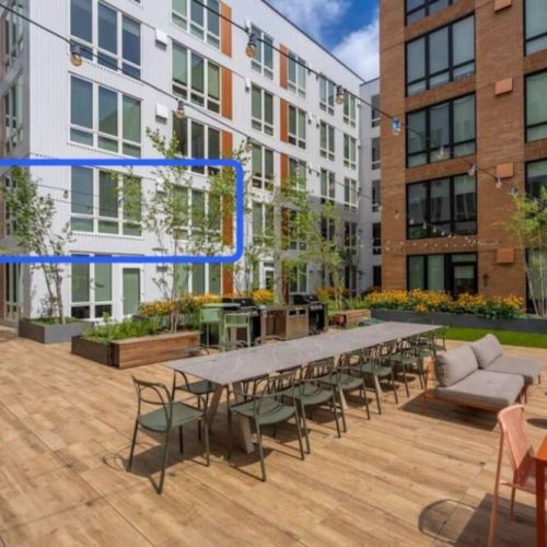 This prime inner corner location has great views.