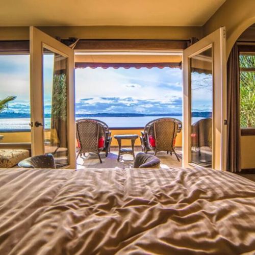 Wake up to the gentle embrace of natural light in the King En Suite and let your eyes wander over the breathtaking view.
