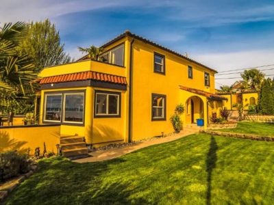 The spacious yard invites endless possibilities for play, relaxation, and outdoor adventures.