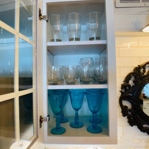 This house's well-stocked inventory of tableware offers a versatile selection to suit any occasion.