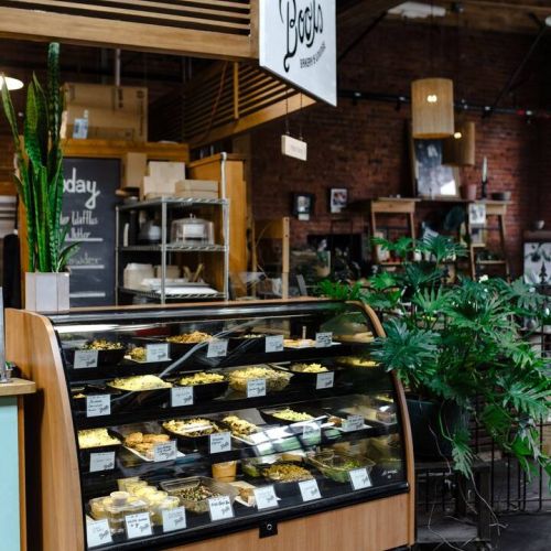 Saranac Commons-Boots Bakery- 4-minute walk, only 1.5 blocks. Vegan-Friendly. Plant-based yummy. Allergen-Friendly.