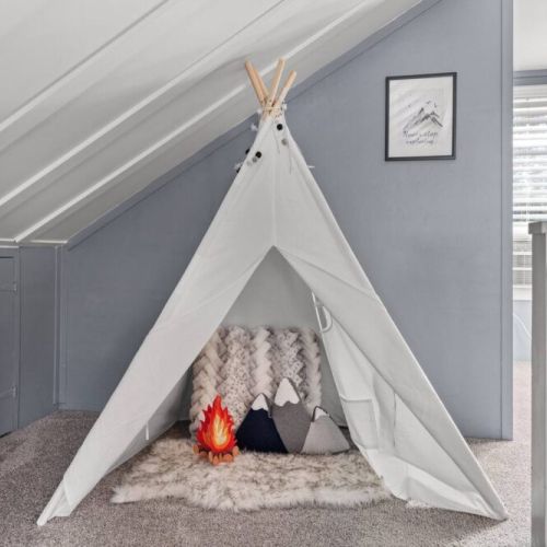 Unwind, relax, and embrace the sense of wonder as you immerse yourself in the charm of this teepee house sanctuary. Hello imaginary play!