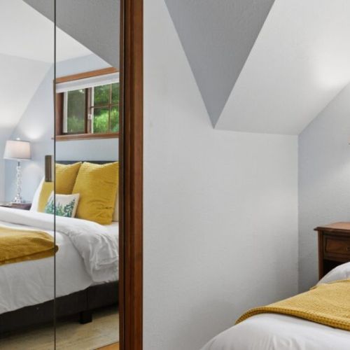 The full-length mirror makes looking your best a breeze.