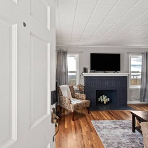 Welcome  to Dagmar’s Cottage!  The living room includes a queen sleeper sofa for additional sleeping options, games, children and adult activity books,  and coloring books.